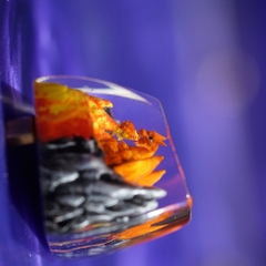 Pokemon - Charizard Artisan Keycap Breakwooden 18