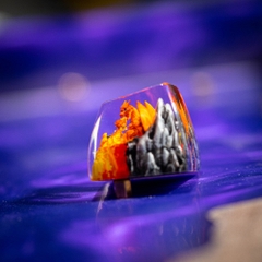 Pokemon - Charizard Artisan Keycap Breakwooden 18