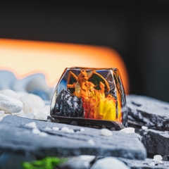 Pokemon - Charizard Artisan Keycap Breakwooden 21