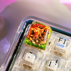 Pokemon - Charizard Artisan Keycap Breakwooden 5