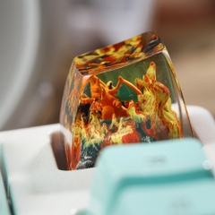 Pokemon - Charizard Artisan Keycap Breakwooden 9