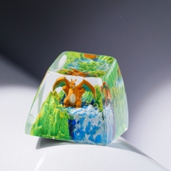Pokemon - Charizard Artisan Keycap Breakwooden 9