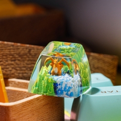 Pokemon - Charizard Artisan Keycap Breakwooden 9