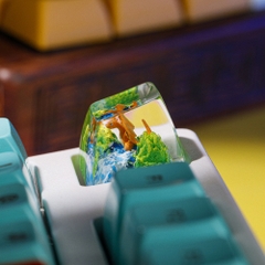 Pokemon - Charizard Artisan Keycap Breakwooden 9