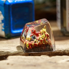 Pokemon - Charmeleon Artisan Keycap Breakwooden 3