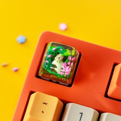 Pokemon - Chikorita Artisan Keycap Breakwooden 2