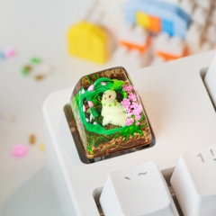 Pokemon - Chikorita Artisan Keycap Breakwooden 3
