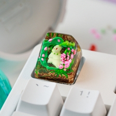 Pokemon - Chikorita Artisan Keycap Breakwooden 3