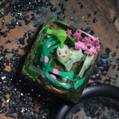 Pokemon - Chikorita Artisan Keycap Breakwooden 4