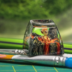 Pokemon - Chimchar Artisan Keycap Breakwooden