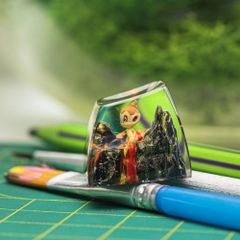 Pokemon - Chimchar Artisan Keycap Breakwooden