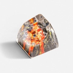 Pokemon - Chimchar Artisan Keycap Breakwooden 2