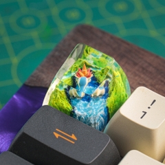 Pokemon - Cyndaquil Artisan Keycap Breakwooden 2