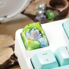 Pokemon - Ditto Artisan Keycap Breakwooden 4