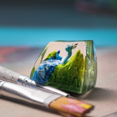 Pokemon - Dragonair Artisan Keycap Breakwooden 3