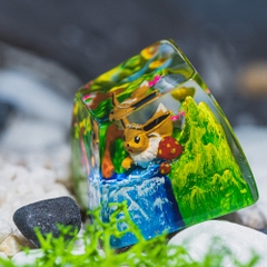 Pokemon - Eevee Artisan Keycap Breakwooden 10