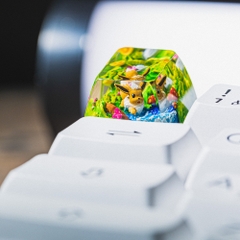 Pokemon - Eevee Artisan Keycap Breakwooden 10