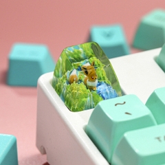 Pokemon - Eevee Artisan Keycap Breakwooden 11