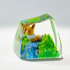 Pokemon - Eevee Artisan Keycap Breakwooden 6