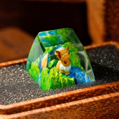 Pokemon - Eevee Artisan Keycap Breakwooden 7