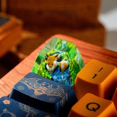 Pokemon - Eevee Artisan Keycap Breakwooden 7