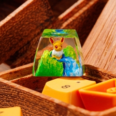 Pokemon - Eevee Artisan Keycap Breakwooden 7