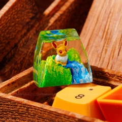 Pokemon - Eevee Artisan Keycap Breakwooden 7