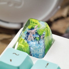 Pokemon - Espeon Artisan Keycap Breakwooden