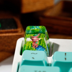 Pokemon - Espeon Artisan Keycap Breakwooden 2