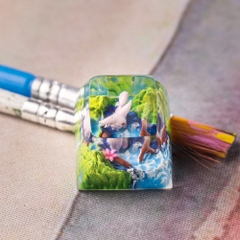 Pokemon - Espeon Artisan Keycap Breakwooden 3