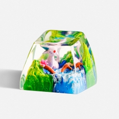 Pokemon - Espeon Artisan Keycap Breakwooden 5