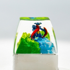 Pokemon - Gaburias Mega Artisan Keycap Breakwooden 2