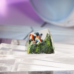 Pokemon - Garchomp Artisan Keycap Breakwooden