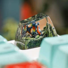 Pokemon - Garchomp Artisan Keycap Breakwooden