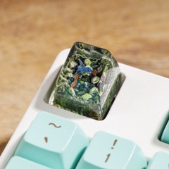 Pokemon - Garchomp Artisan Keycap Breakwooden