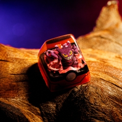 Pokemon - Gengar Artisan Keycap Breakwooden 10