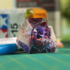 Pokemon - Gengar Artisan Keycap Breakwooden 15