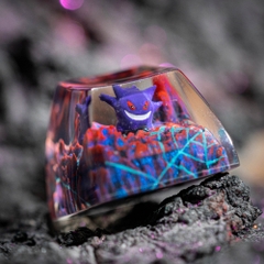 Pokemon - Gengar Artisan Keycap Breakwooden 16