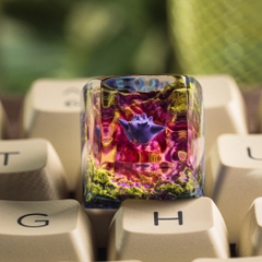 Pokemon - Gengar Artisan Keycap Breakwooden 18