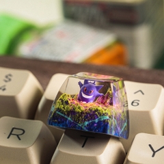 Pokemon - Gengar Artisan Keycap Breakwooden 18