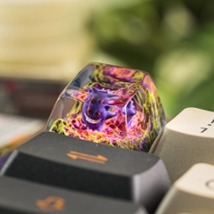 Pokemon - Gengar Artisan Keycap Breakwooden 18