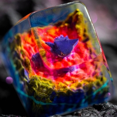 Pokemon - Gengar Artisan Keycap Breakwooden 20