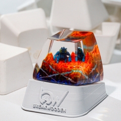 Pokemon - Golurk Artisan Keycap Breakwooden