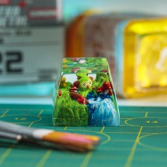 Pokemon - Grookey Artisan Keycap Breakwooden