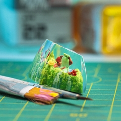 Pokemon - Grookey Artisan Keycap Breakwooden