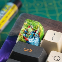 Pokemon - Grookey Artisan Keycap Breakwooden 2