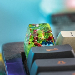 Pokemon - Grookey Artisan Keycap Breakwooden 2