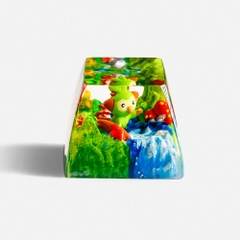 Pokemon - Grookey Artisan Keycap Breakwooden 3