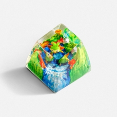 Pokemon - Grookey Artisan Keycap Breakwooden 3