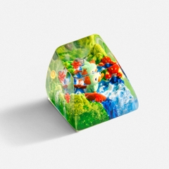 Pokemon - Grookey Artisan Keycap Breakwooden 3